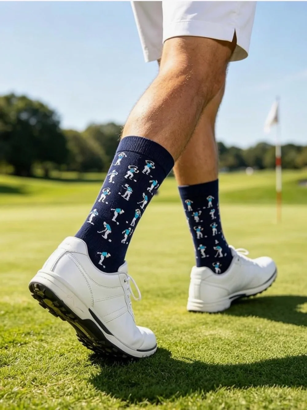 Annoyed Golfer Men's Navy Novelty Golf Socks